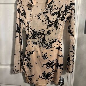 Floral Long Sleeve Dress